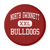 North Gwinnett - Bulldogs - High - Suwanee Georgia Fridge Magnet