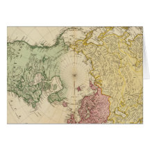 North Hemisphere map Cards