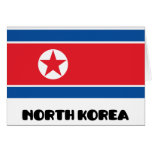 North Korea Greeting Card