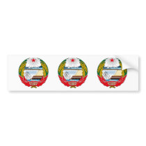 North Korea Coat of Arms Bumper Sticker