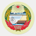 North Korea Coat of Arms detail Stickers