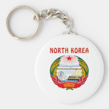 NORTH KOREA Coat Of Arms Key Chains
