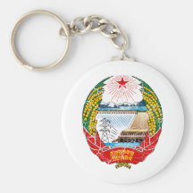 North Korea Coat Of Arms Key Chains