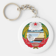 North Korea coat of arms Keychain