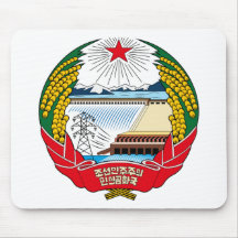 North Korea coat of arms Mouse Pad