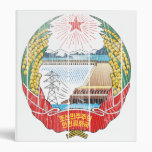 North Korea Coat Of Arms Vinyl Binders