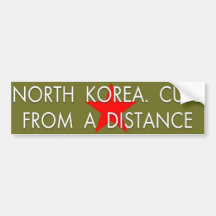 North Korea cute Bumper Stickers