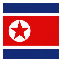 North Korea Flag Invitation