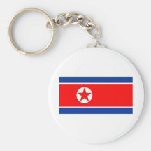 North Korea flag Keychains