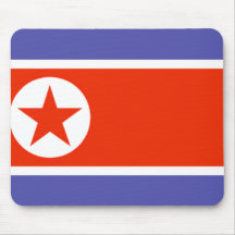 North Korea Flag Mousepad