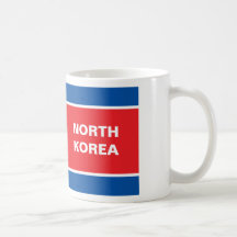 North Korea flag mug