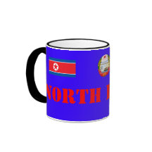 North Korea Flag Mug / 북한 국기 찻잔