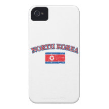 North Korea football design Case-Mate iPhone 4 Cases