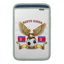 North Korea Football Designs Sleeve For MacBook Air