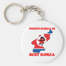 North Korea is Best Korea Keychain