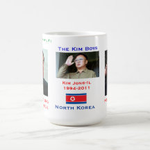 North Korea Kim Boys Mug