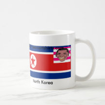 North Korea & Obama United Coffee Mugs