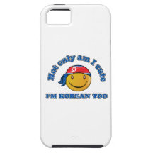 North Korea smiley flag designs iPhone 5 Cover