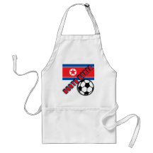 NORTH KOREA World Soccer Fan Tshirts Apron