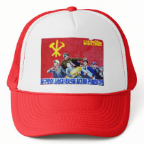 North Korean Communist Party Poster Hats