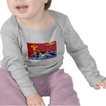 North Korean Communist Party Poster Tshirt