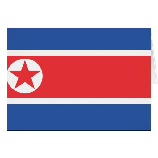North Korean Flag T-shirts and Gifts Card