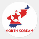 NORTH KOREAN MAP STICKERS