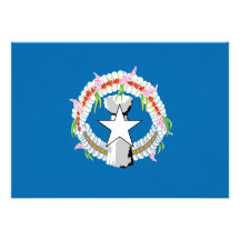 North Mariana Islands Flag Invitation