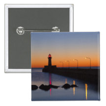 North pier Lighthouse in Duluth, Minnesota, Pins