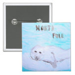 North Pole Baby Harp Seal Pin