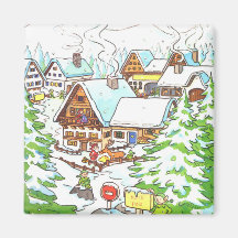 North Pole Fridge Magnet