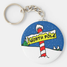 North Pole Keychain