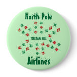 North Pole Name Button