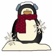North Pole Penguin Ornament Cut Outs