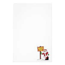 North Pole Santa Customized Stationery