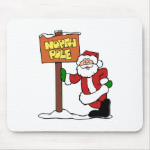 North Pole Santa Mouse Pad