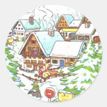 North Pole Stickers