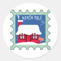 North Pole Stickers