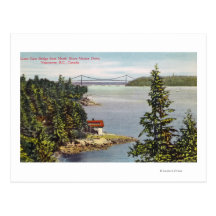 North Shore Marine Drive View of Lions Gate Post Cards