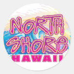 North Shore Waves Stickers