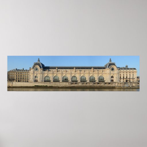 North side of Orsay Museum building Print