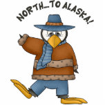 North to Alaska Penguin Ornament Photo Sculptures