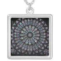 North transept rose window necklaces