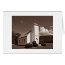 Northcutts Cove LDS Church (Sepia version) Cards