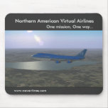 Northern American Virtual Airlines mousepads