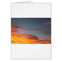 Northern CA evening sky... Card