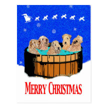NORTHERN CALIFORNIA MERRY CHRISTMAS POST CARD