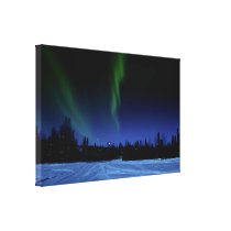 Northern Lights Alaska Canvas Gallery Wrap Canvas