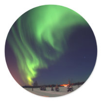 Northern Lights at Bear Lake Sticker