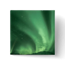 Northern lights, Aurora borealis, over foothills
